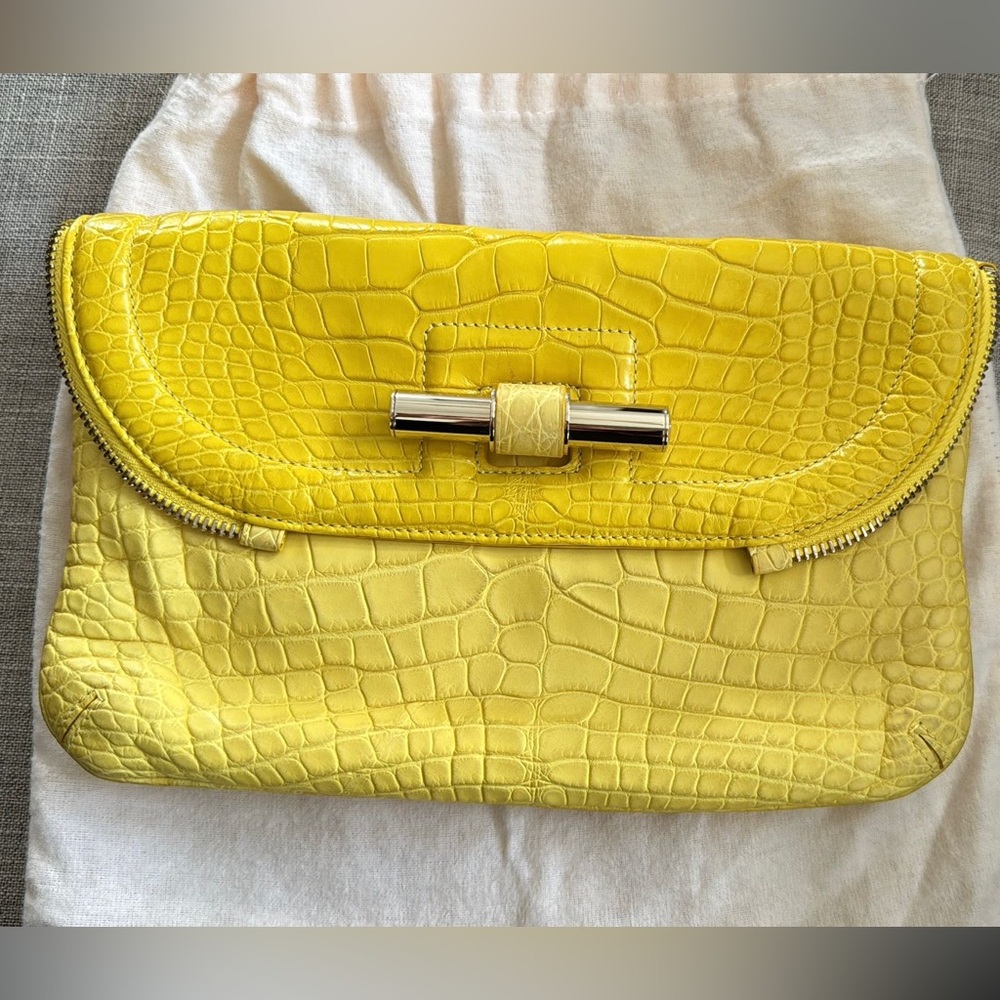 Jimmy Choo Crocodile Clutch